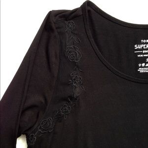 Torrid Super Soft Sharkbite Long Sleeve Tee